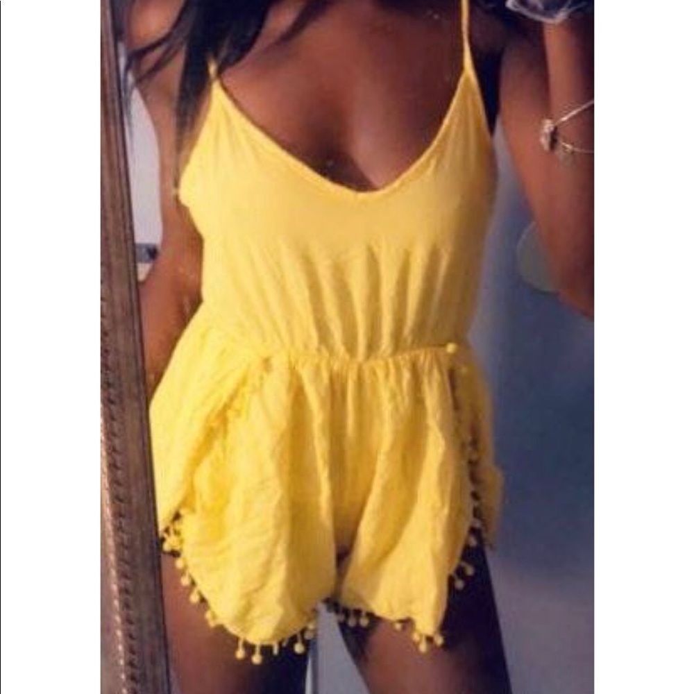 Yellow romper